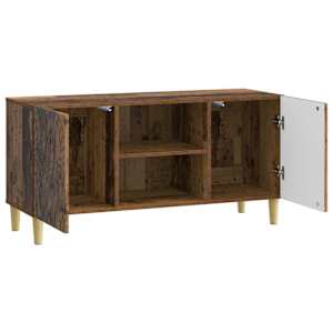 Televizní skříň 102 x 34,5 x 50 cm Staré dřevo Kompozitní dřevo - obrázek 2