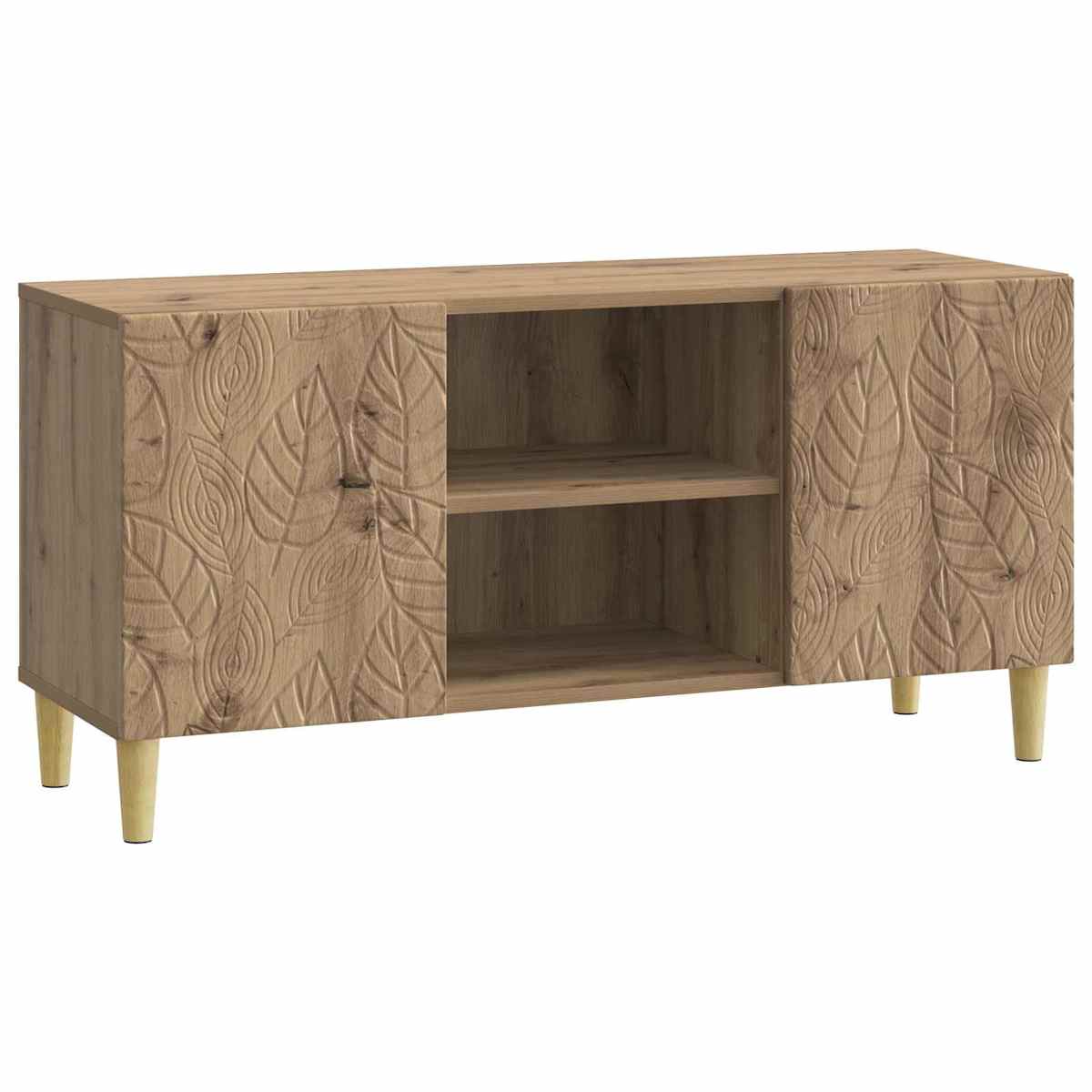 TV-skab 102 x 34,5 x 50 cm Konstrueret træ - Billede 2