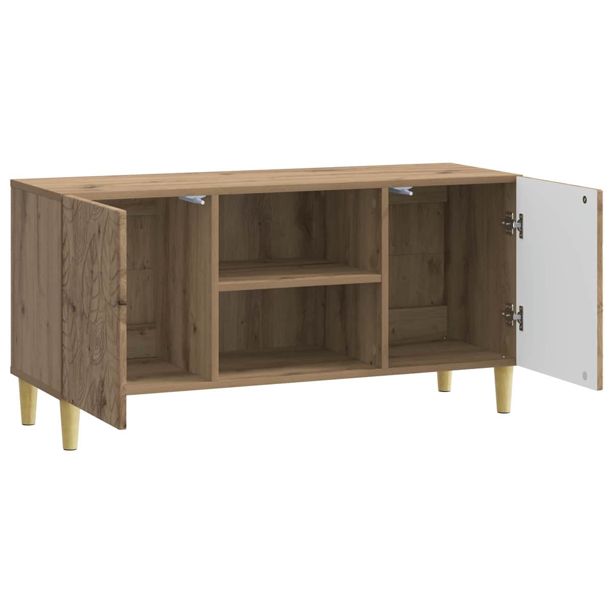 TV-skab 102 x 34,5 x 50 cm Konstrueret træ - Billede 4