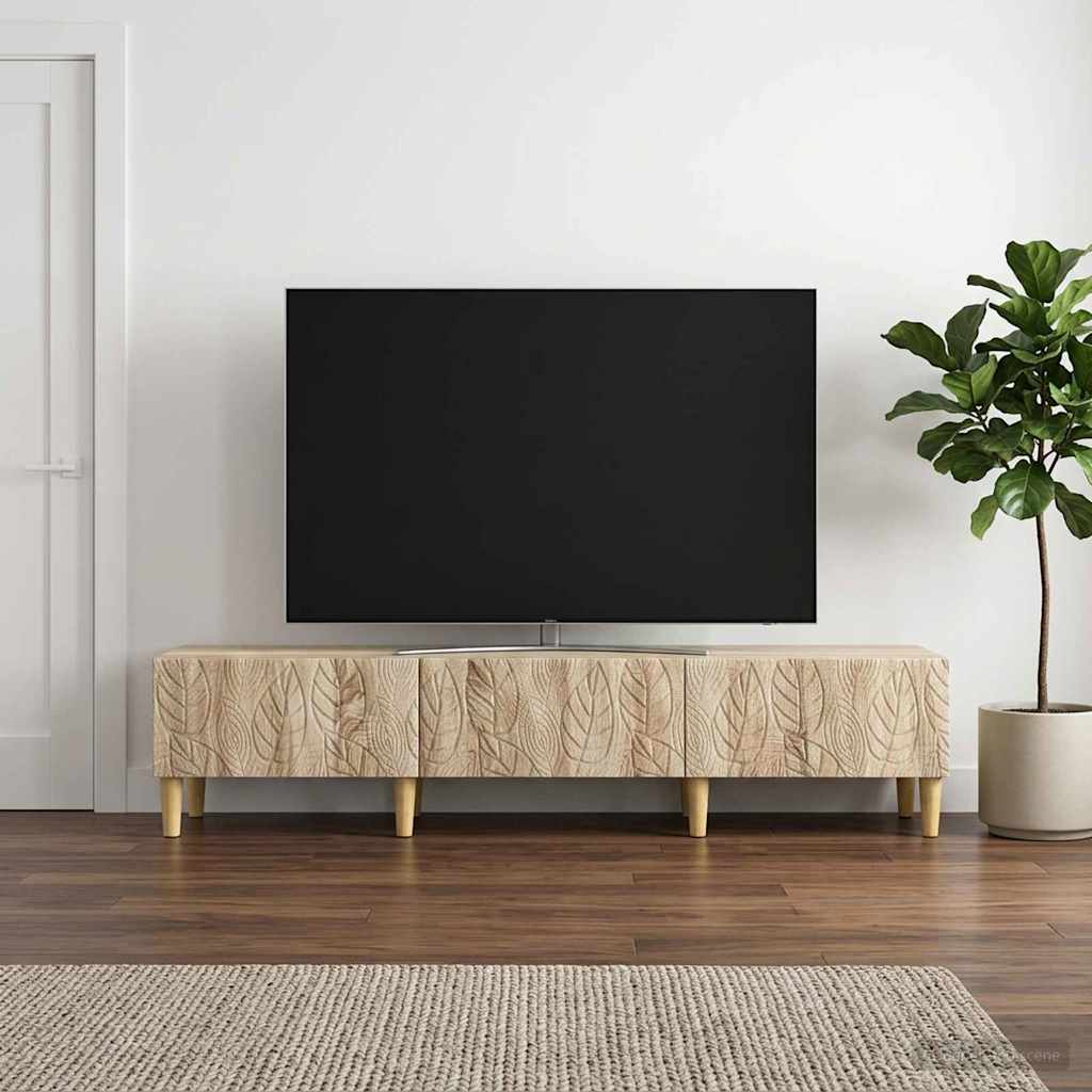 TV-kaappi 147 x 34,5 x 30 cm Sonoma-tammi Tekninen puu