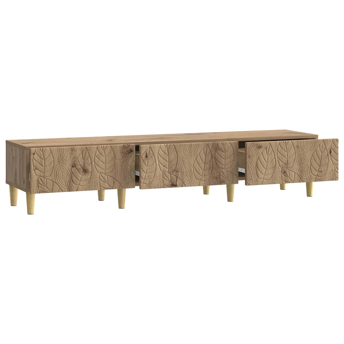 TV-skab 147 x 34,5 x 30 cm Konstrueret træ - Billede 4