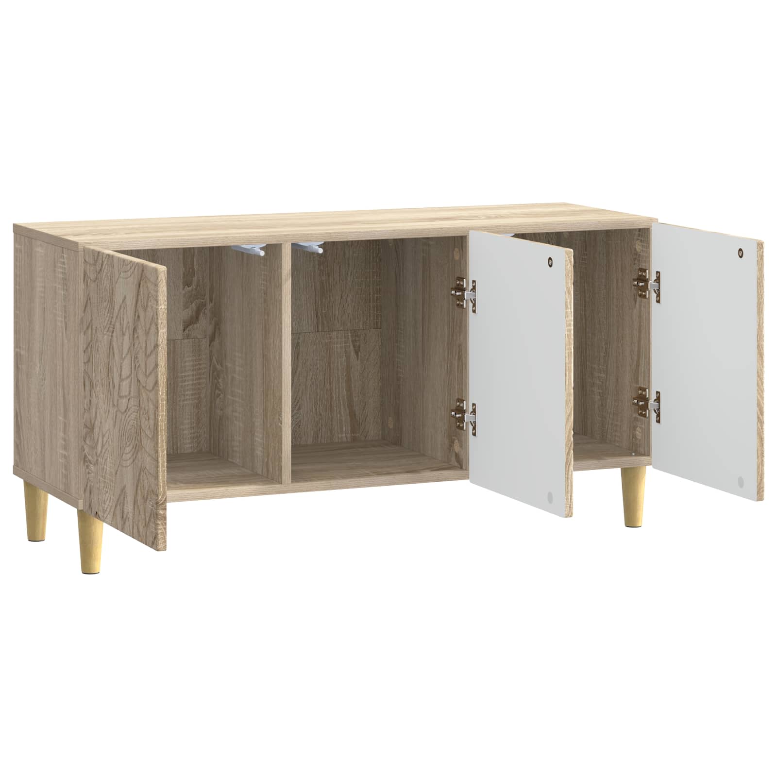 TV omarica 99 x 34,5 x 50 cm Sonoma hrast Inženirski les - slika 2