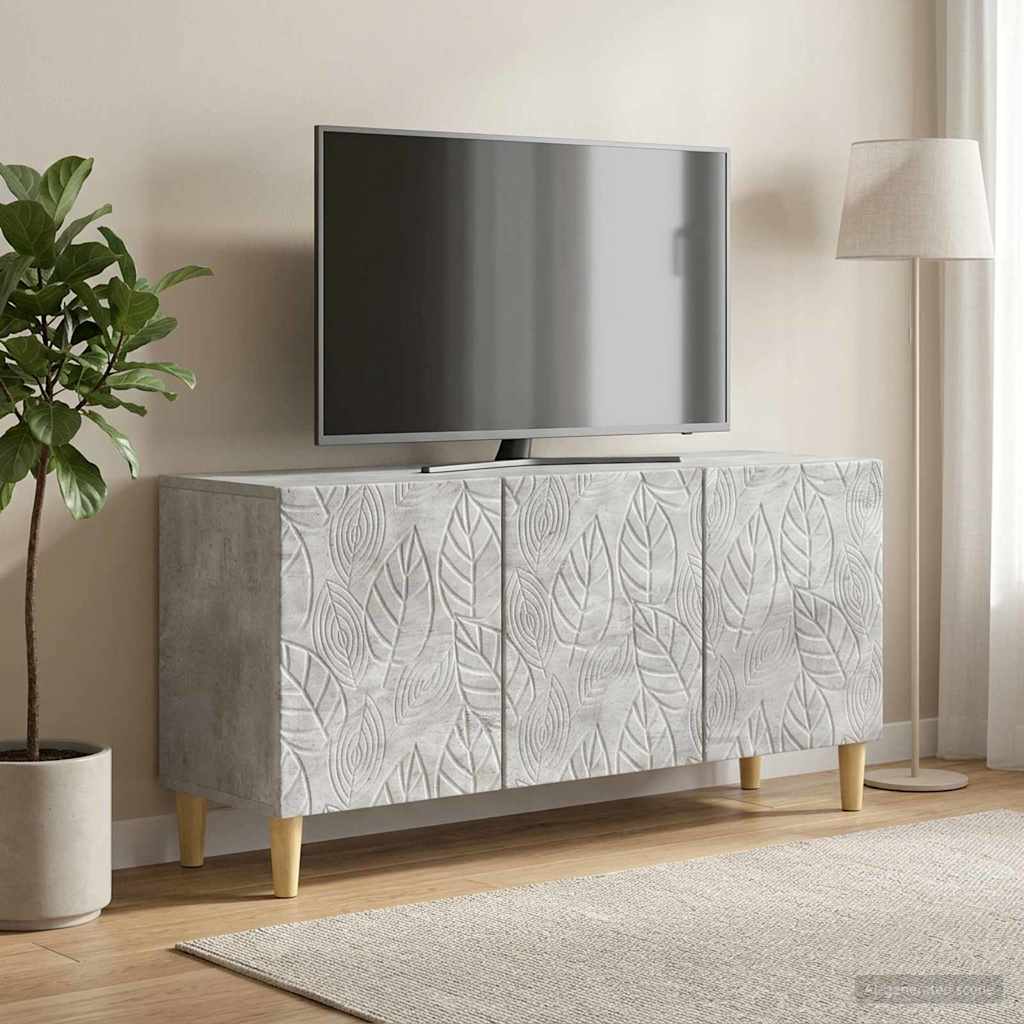 vidaXL Cabinet TV 99 x 34,5 x 50 cm Gri Beton Lemn prelucrat
