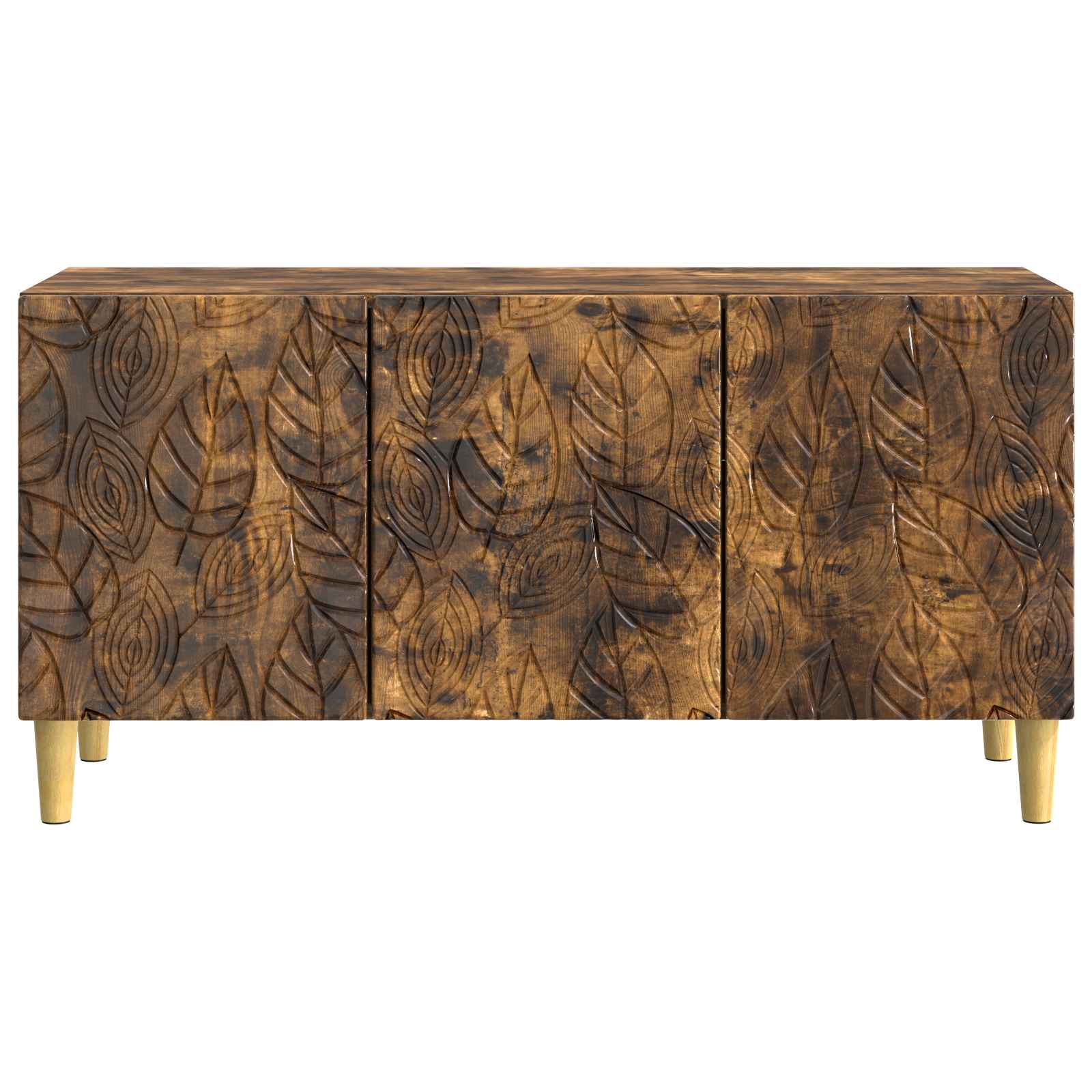TV omarica 99 x 34,5 x 50 cm Dimljen hrast Inženirski les - slika 3