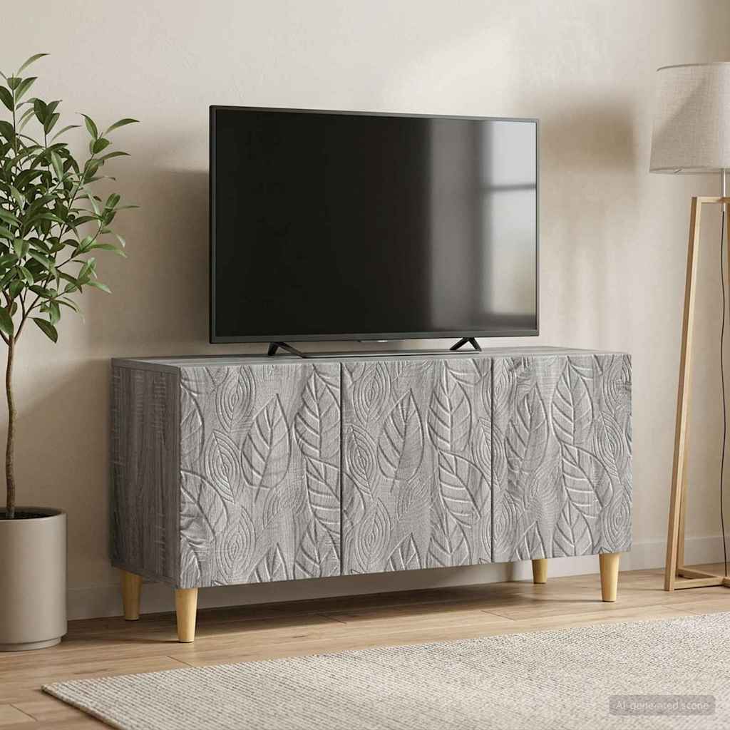 vidaXL Cabinet TV 99 x 34,5 x 50 cm Sonoma gri Lemn prelucrat