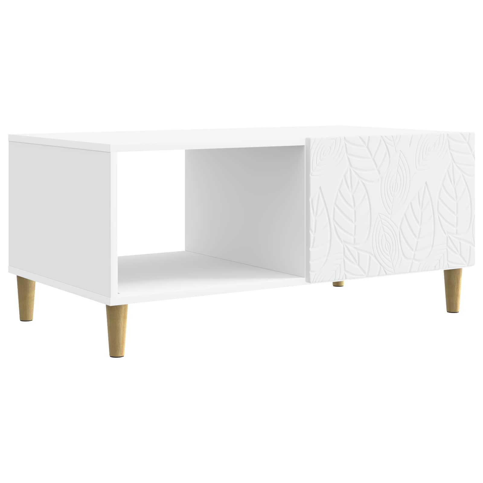 vidaXL Masă de cafea Alb 90 x 50 x 40 cm Lemn prelucrat