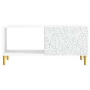 Konferenční stolek Bílá 90 x 50 x 40 cm Kompozitní dřevo - obrázek 3