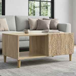 Klubska miza Sonoma hrast 90 x 50 x 40 cm Inženirski les