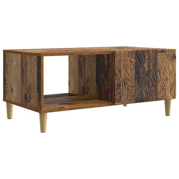 vidaXL Kohvilaud Vana puit 90 x 50 x 40 cm Tehispuit