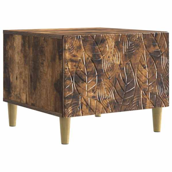 vidaXL Kohvilaud Suitsutatud tamm 50 x 49 x 40 cm Tehispuit
