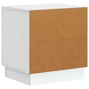 Noční skříňka 2 pcs Bílá 43 x 34,5 x 44,5 cm Kompozitní dřevo - obrázek 9