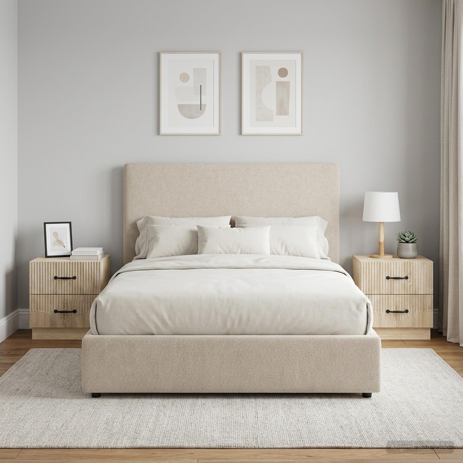 vidaXL Nachtkastje 2 st Sonoma Eiken 43 x 34,5 x 44,5 cm Bewerkt hout, foto 4