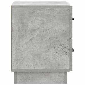 Noční skříňka 2 pcs Betonově šedá 43 x 34,5 x 44,5 cm - obrázek 8