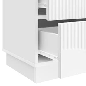 Noční skříňka 2 pcs Bílá s vysokým leskem 43 x 34,5 x 44,5 cm - obrázek 11