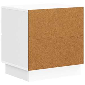 Noční skříňka 2 pcs Bílá s vysokým leskem 43 x 34,5 x 44,5 cm - obrázek 9