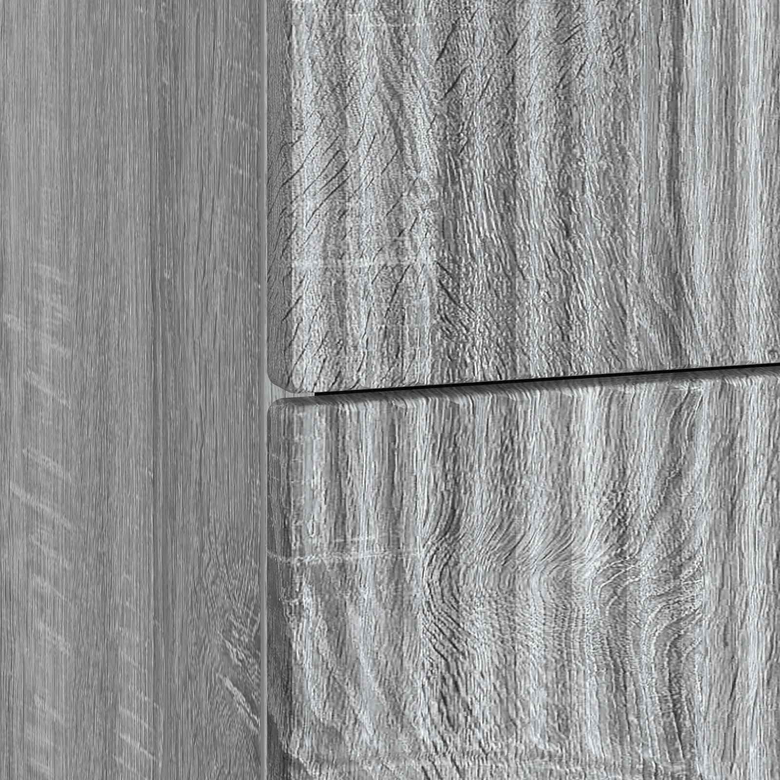 Nočna omarica Siva Sonoma 43 x 34,5 x 44,5 cm Inženirski les - slika 7