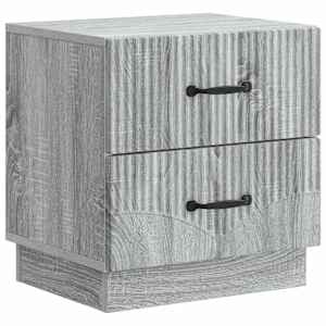 Nočna omarica Siva Sonoma 43 x 34,5 x 44,5 cm Inženirski les
