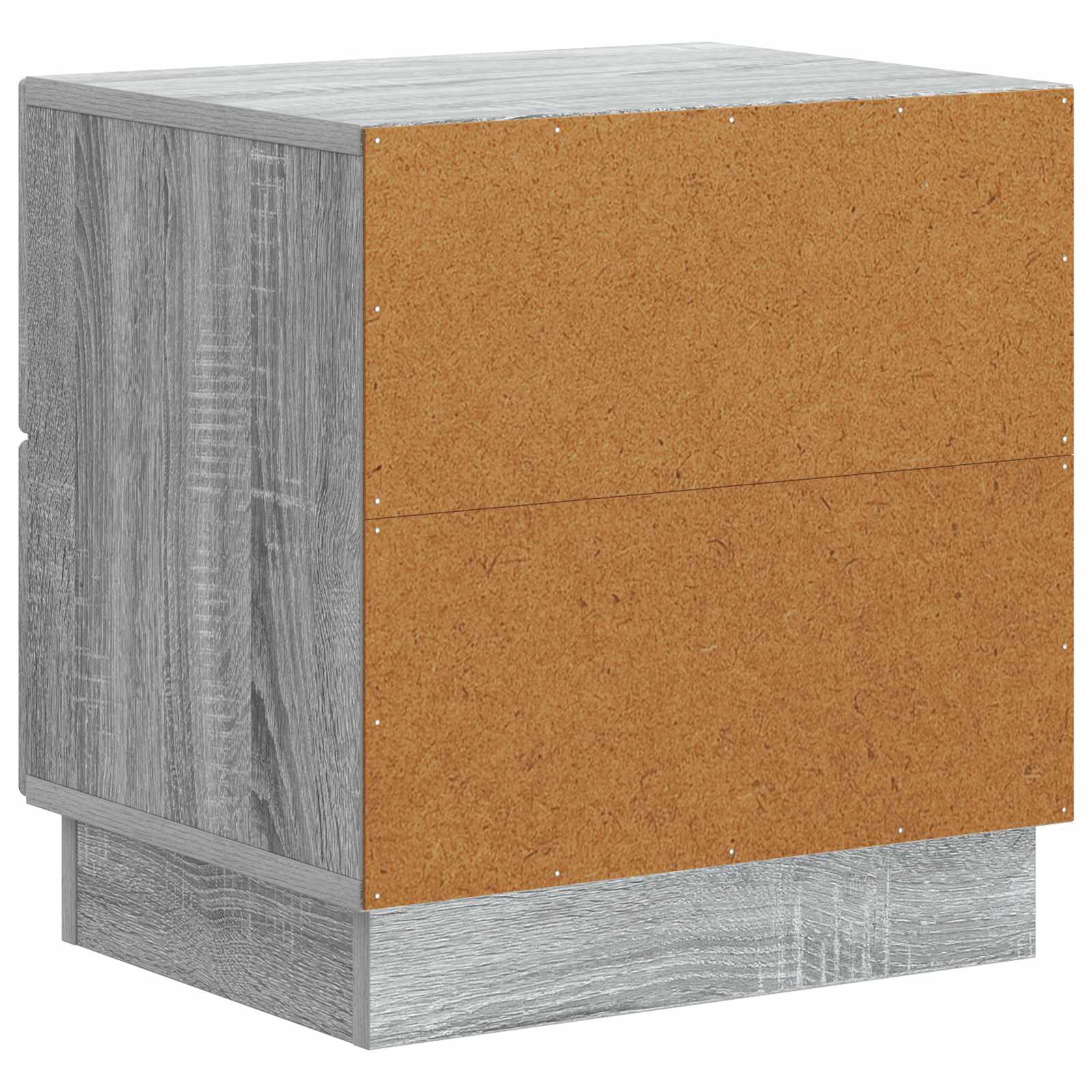 Nočna omarica Siva Sonoma 43 x 34,5 x 44,5 cm Inženirski les - slika 6