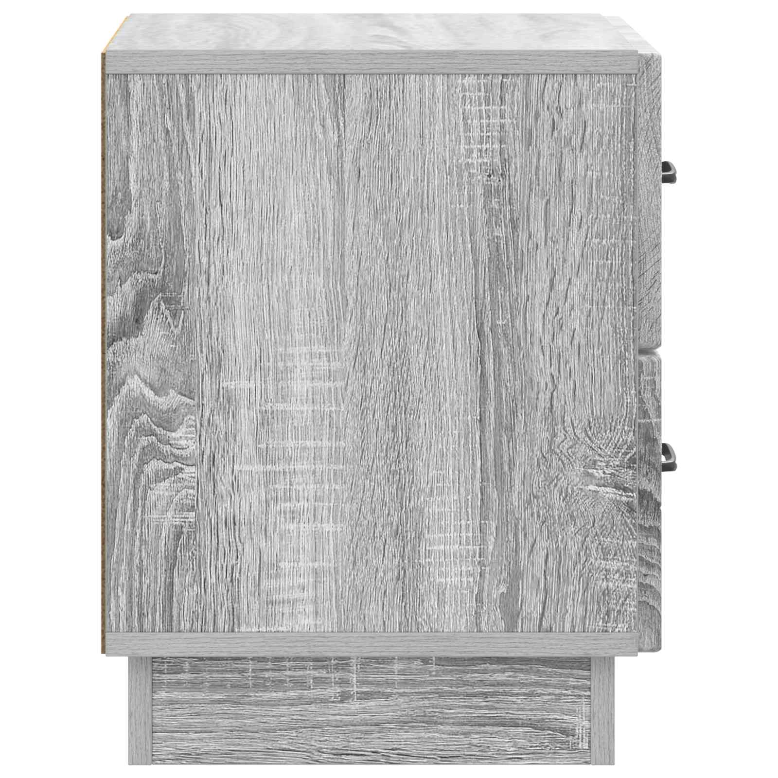 Nočna omarica Siva Sonoma 43 x 34,5 x 44,5 cm Inženirski les - slika 5