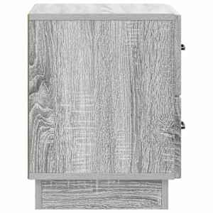 Noční skříňka se zásuvkou 2 pcs Šedá sonoma 43 x 34,5 x 44,5 cm - obrázek 8
