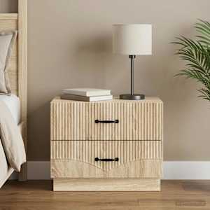 Nočna omarica Sonoma hrast 62 x 34,5 x 44,5 cm Inženirski les