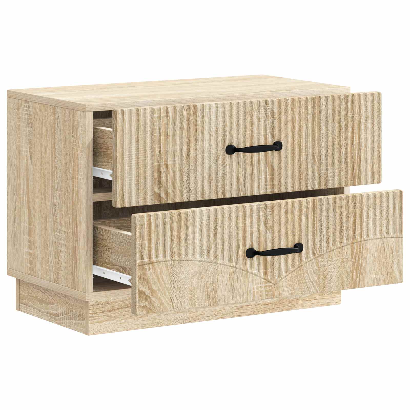 Nočna omarica Sonoma hrast 62 x 34,5 x 44,5 cm Inženirski les - slika 3