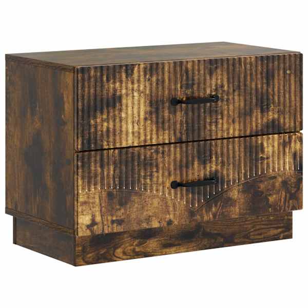 vidaXL &Ouml;&ouml;lambi kapp Suitsutatud tamm 62 x 34,5 x 44,5 cm Tehispuit