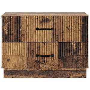 Noční skříňka Staré dřevo 62 x 34,5 x 44,5 cm Kompozitní dřevo - obrázek 5