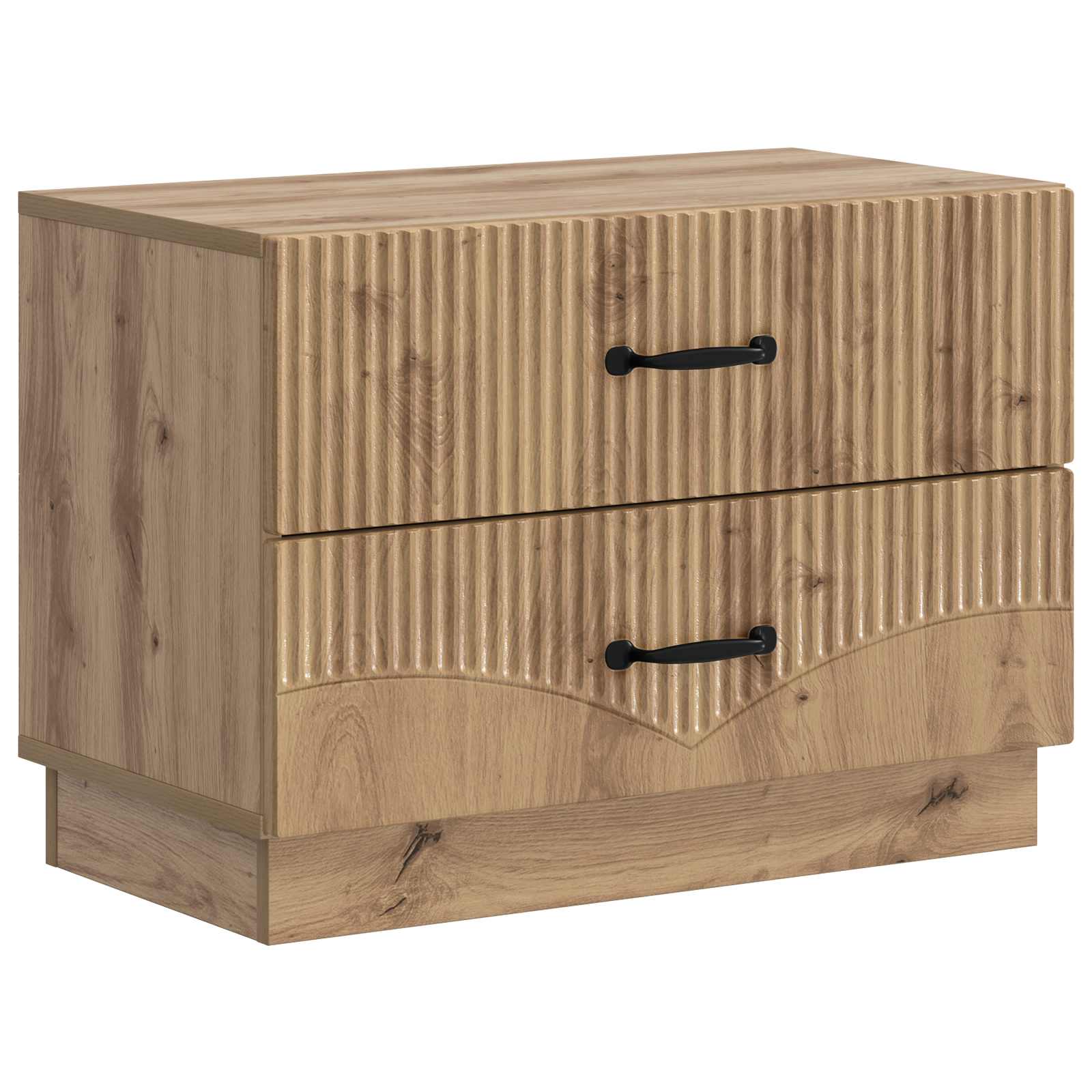 vidaXL Nachttisch Artisan-Eiche 62 x 34,5 x 44,5 cm Holzwerkstoff