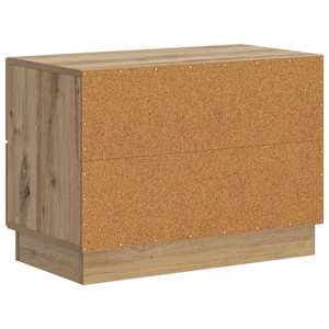 Noční skříňka Dub artisan 62 x 34,5 x 44,5 cm Kompozitní dřevo - obrázek 7