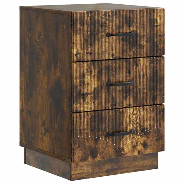 vidaXL &Ouml;&ouml;lambi kapp Suitsutatud tamm 43 x 41 x 63,5 cm Tehispuit