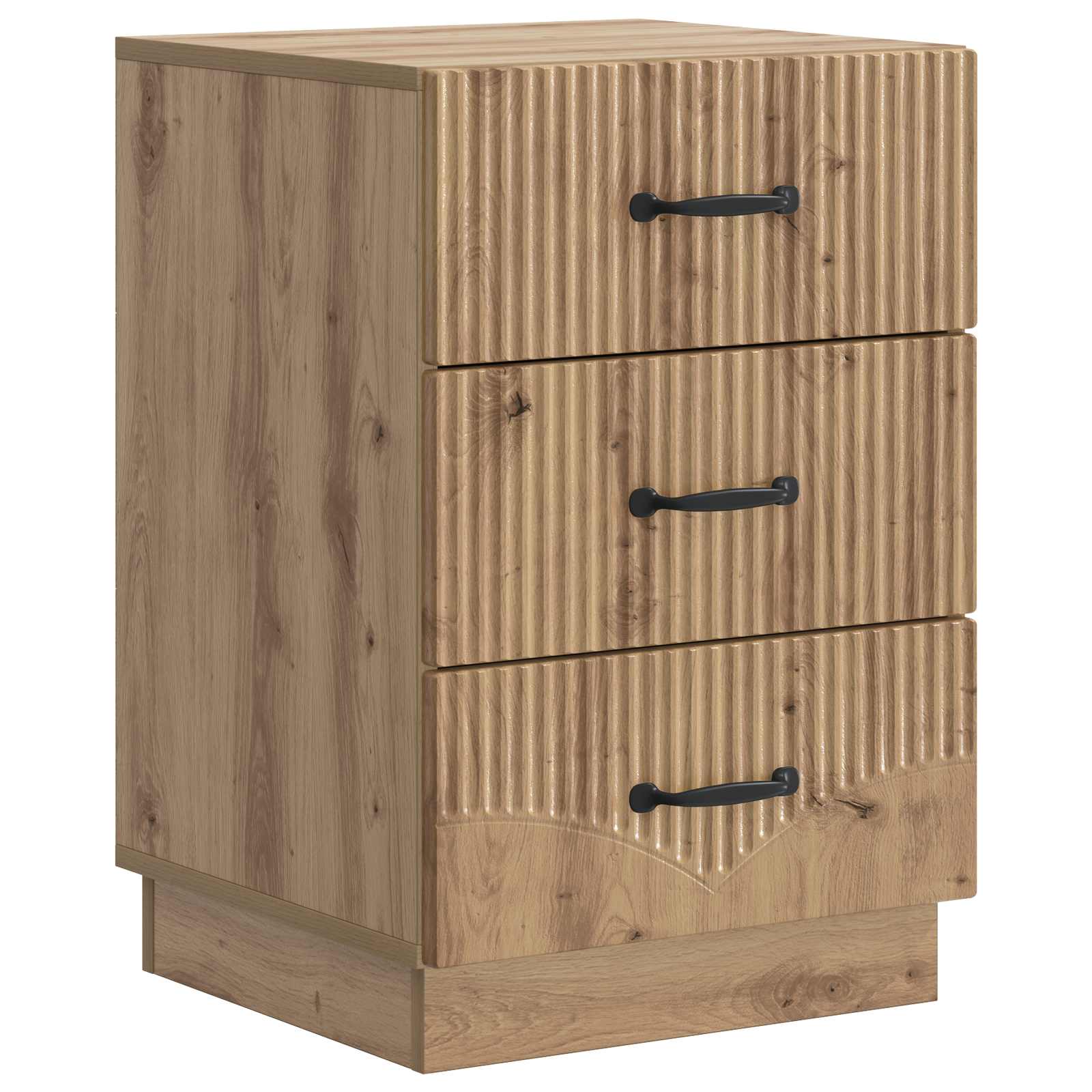 vidaXL Dulap de noapte cu sertar Stejar Artizanal 43 x 41 x 63,5 cm