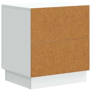 Noční stolek 2 pcs Bílá 43 x 34,5 x 47 cm Kompozitní dřevo - obrázek 9