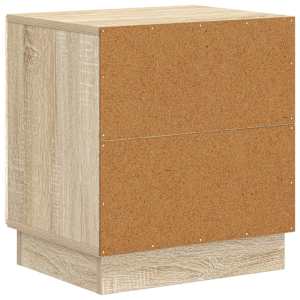 Noční stolek 2 pcs Dub sonoma 43 x 34,5 x 47 cm - obrázek 9