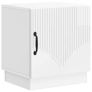 Odstavna mizica z 1 predalom in 1 vrati predelan les