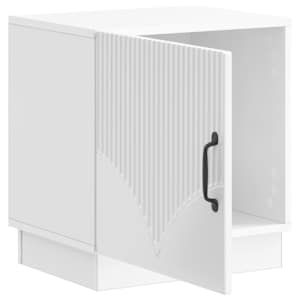 Noční stolek 2 pcs Bílá s vysokým leskem 43 x 34,5 x 47 cm - obrázek 6