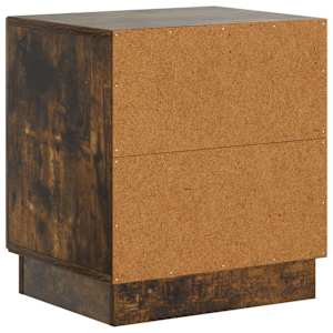 Noční stolek 2 pcs Kouřový dub 43 x 34,5 x 47 cm - obrázek 9