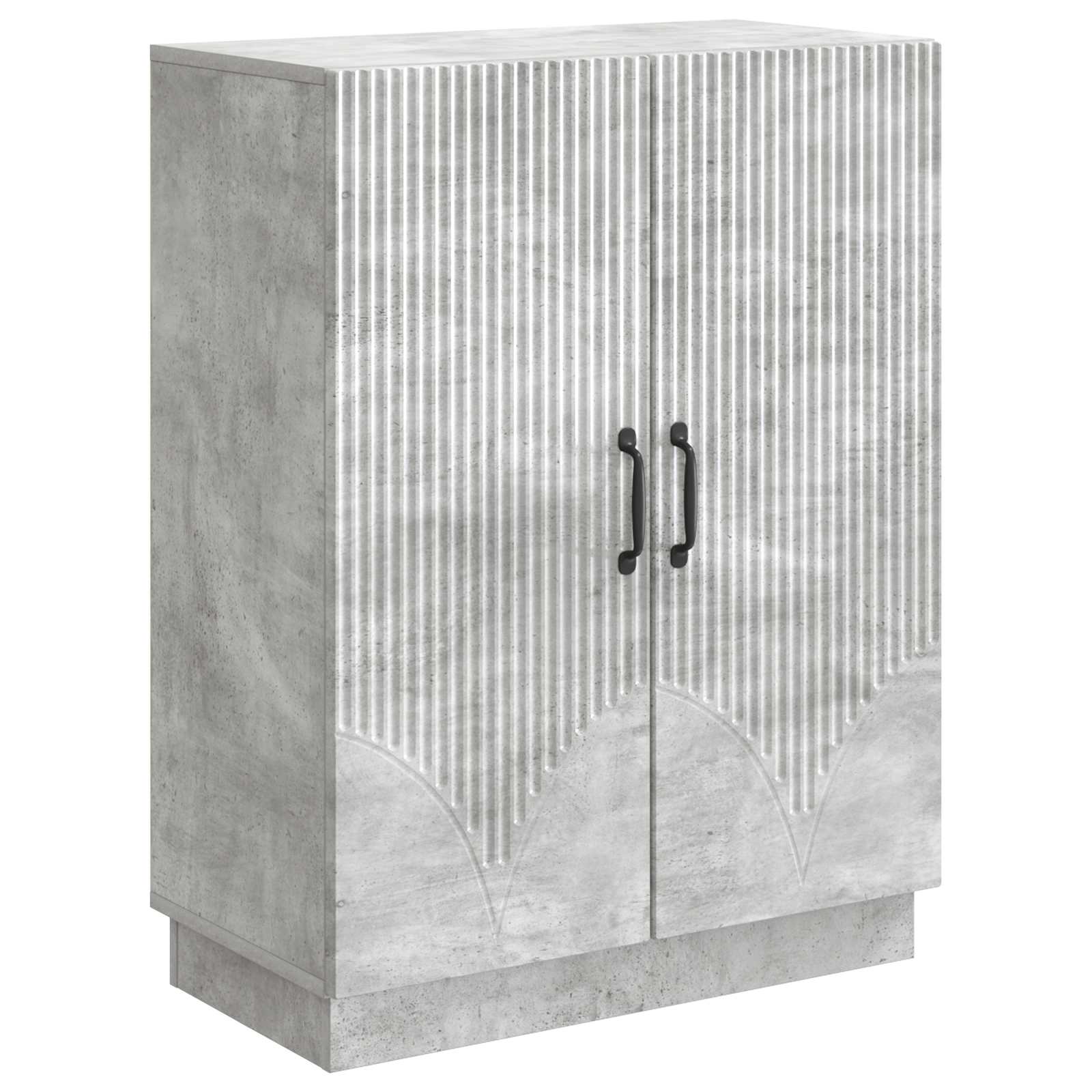 vidaXL Bufet Gri Beton 66 x 34,5 x 87 cm Lemn prelucrat