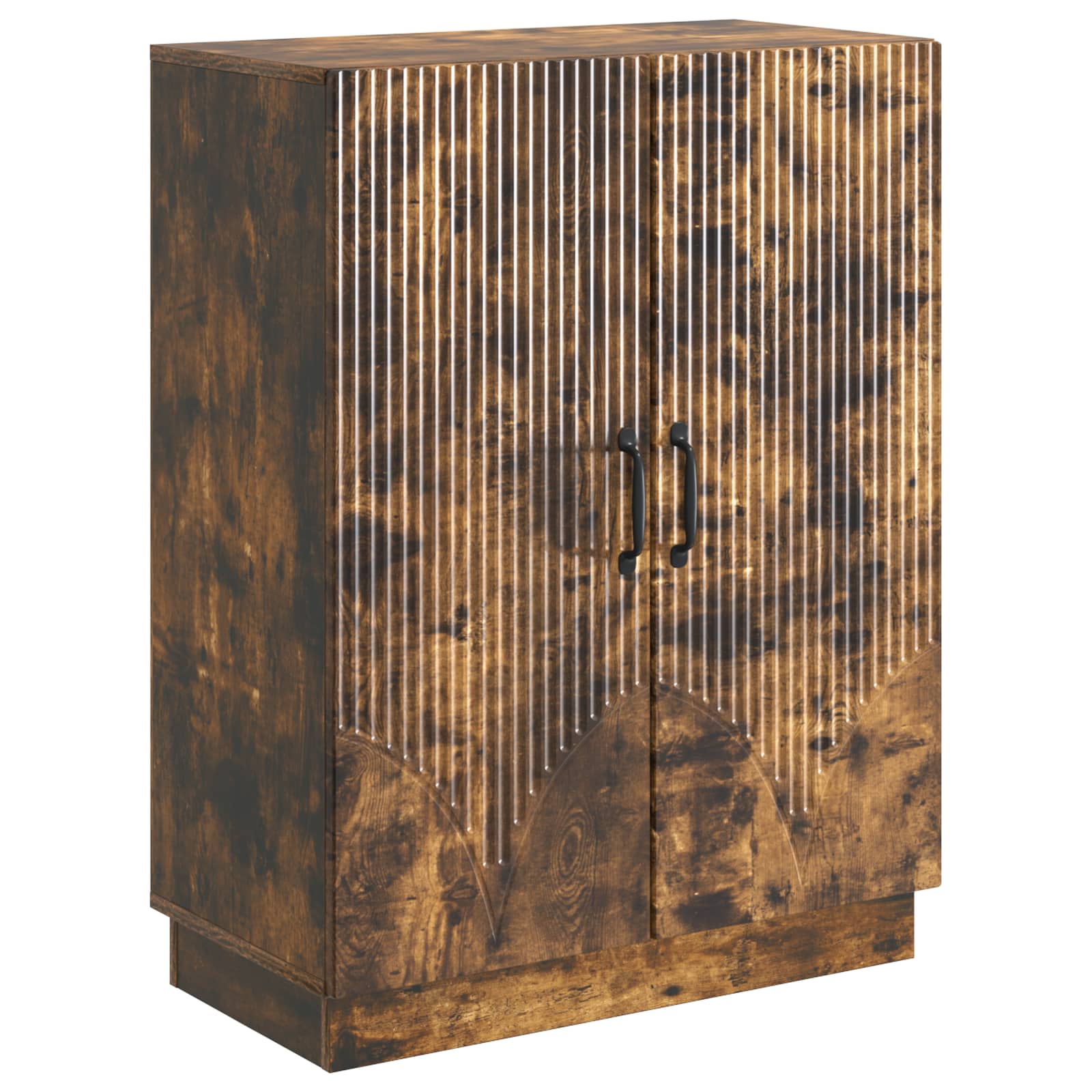 vidaXL Bufet Stejar fumuriu 66 x 34,5 x 87 cm Lemn prelucrat