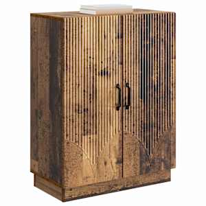 Servírovací skříň Staré dřevo 66 x 34,5 x 87 cm - obrázek 2
