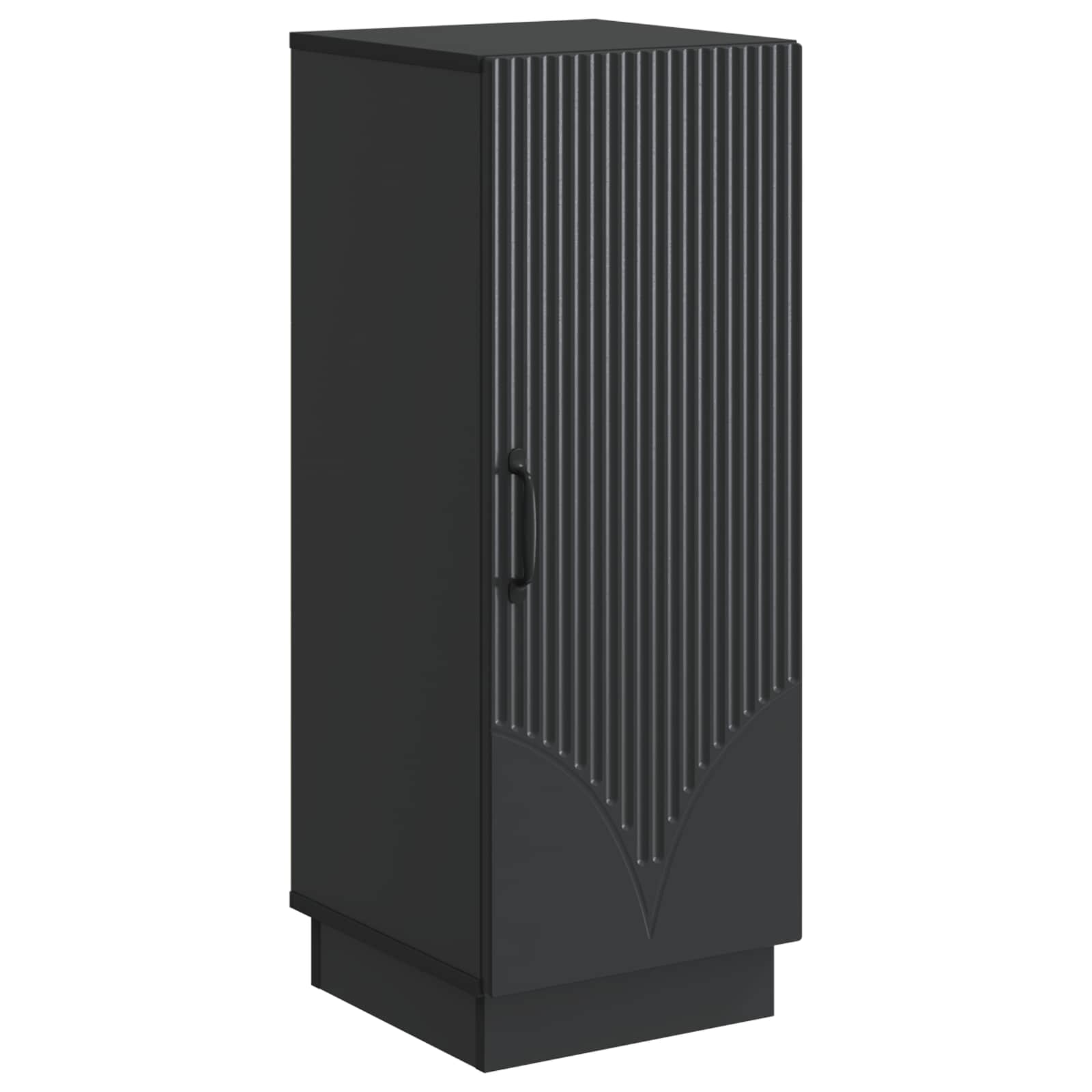 vidaXL Bufet Negru 33 x 34,5 x 87 cm Lemn prelucrat