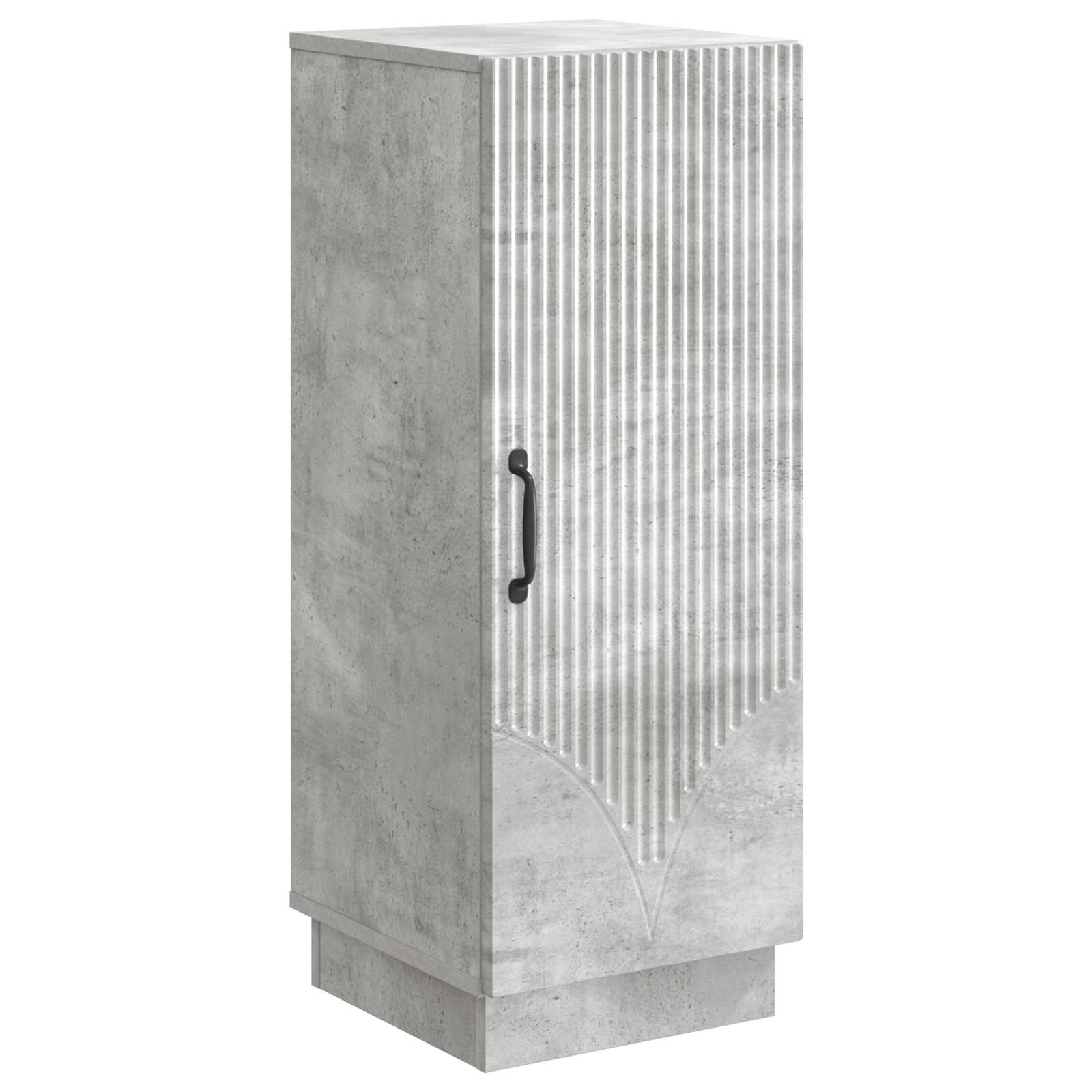 vidaXL Bufet Gri Beton 33 x 34,5 x 87 cm Lemn prelucrat