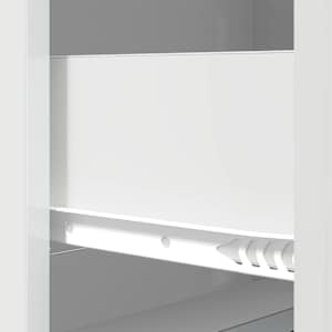 Skříň se zásuvkami Bílá s vysokým leskem 66 x 34,5 x 87 cm - obrázek 10