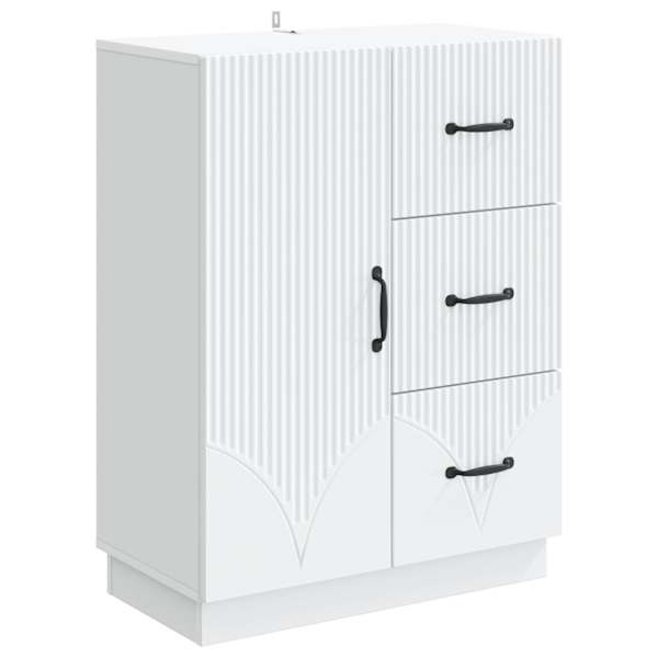 vidaXL K&otilde;ide Valge 66 x 34,5 x 87 cm Tehispuit