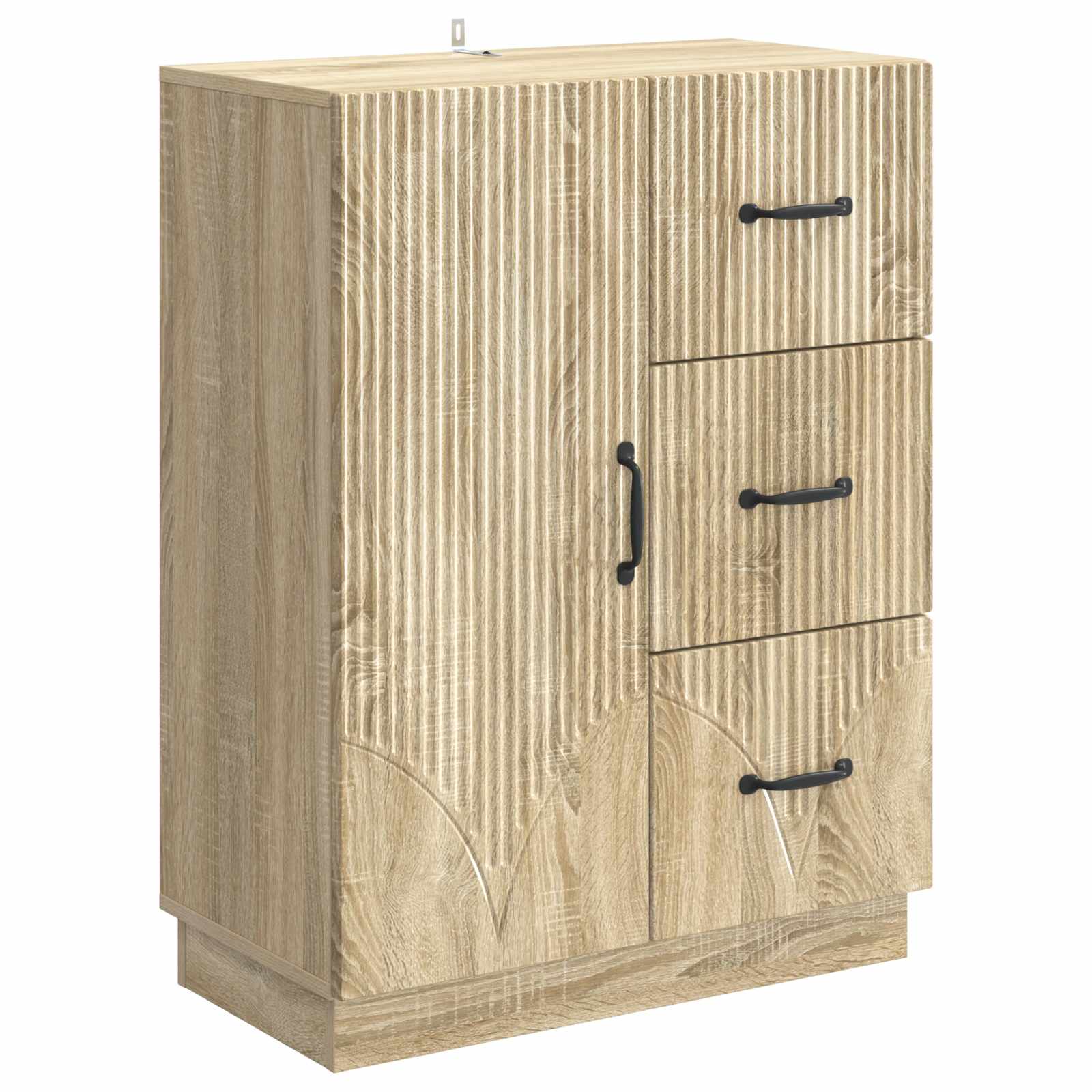 vidaXL Bufet cu sertar Stejar Sonoma 66 x 34,5 x 87 cm Lemn prelucrat