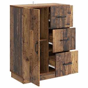 Servírovací skříň se zásuvkou Staré dřevo 66 x 34,5 x 87 cm - obrázek 5