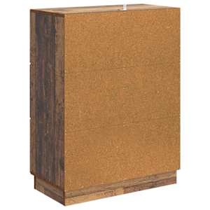 Servírovací skříň se zásuvkou Staré dřevo 66 x 34,5 x 87 cm - obrázek 8