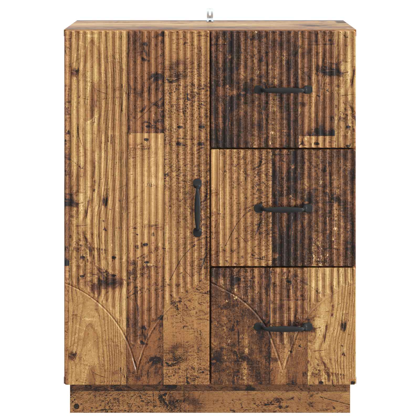 Strani šal s predalom Star les 66 x 34,5 x 87 cm Inženirski les - slika 4