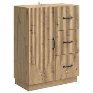 Strani šal Artisan hrast 66 x 34,5 x 87 cm Inženirski les