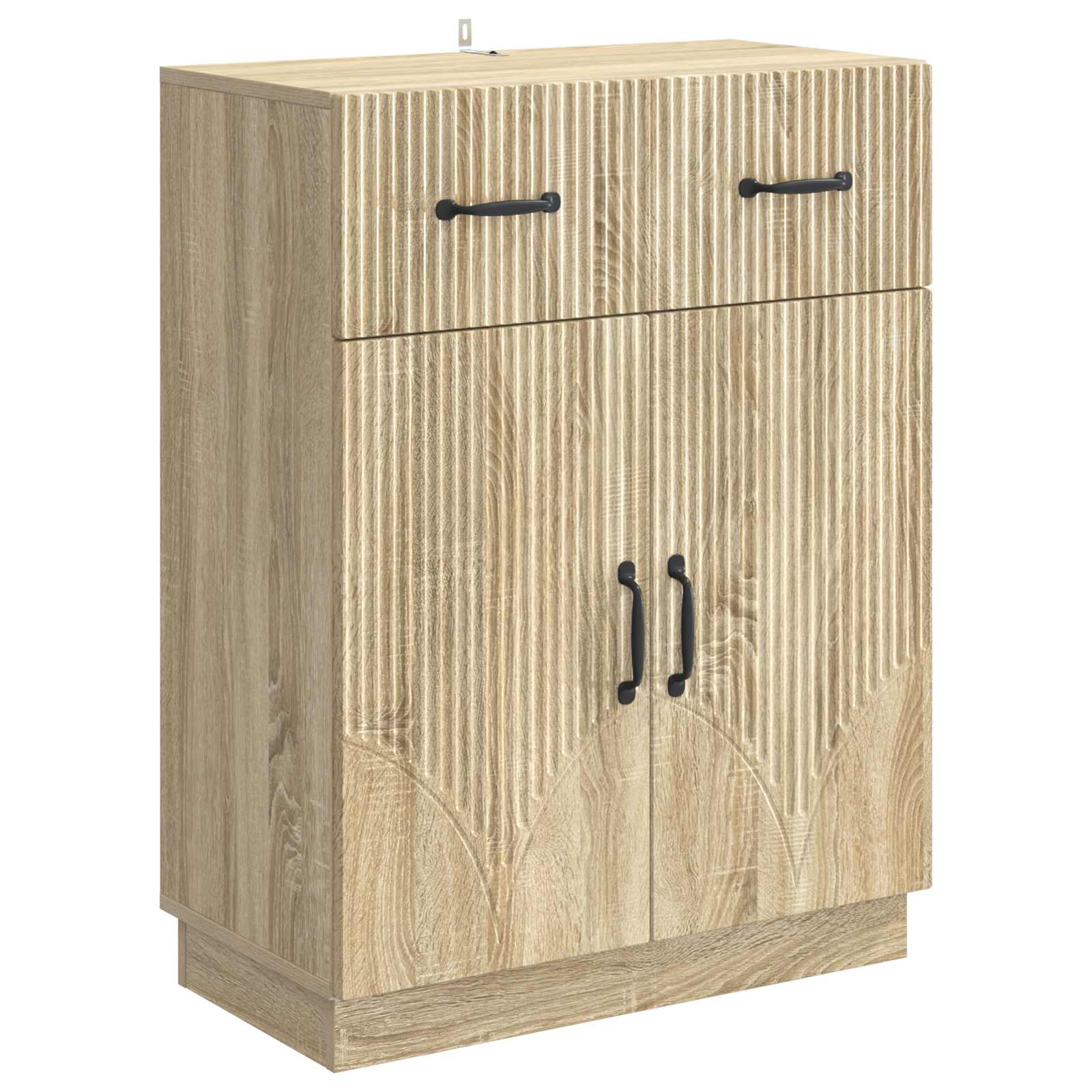 vidaXL Bufet cu sertar Stejar Sonoma 66 x 34,5 x 87 cm Lemn prelucrat